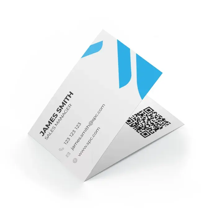 Business card design example