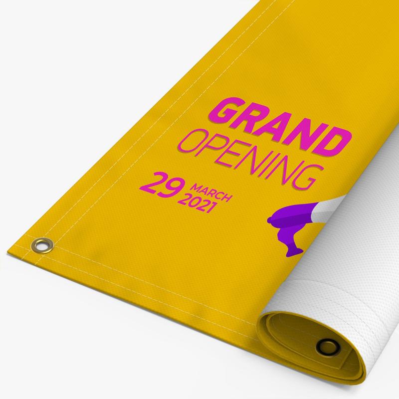 Banner and sign design example