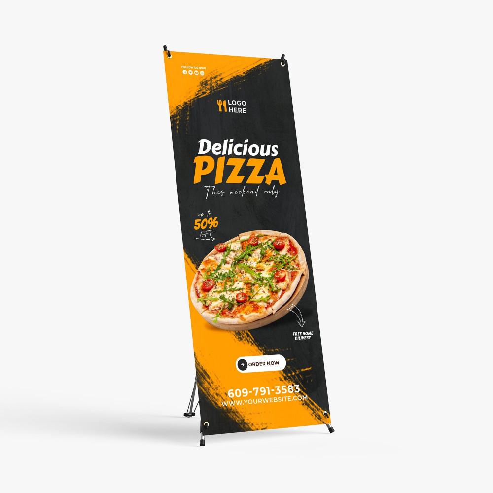 X-stand banner
